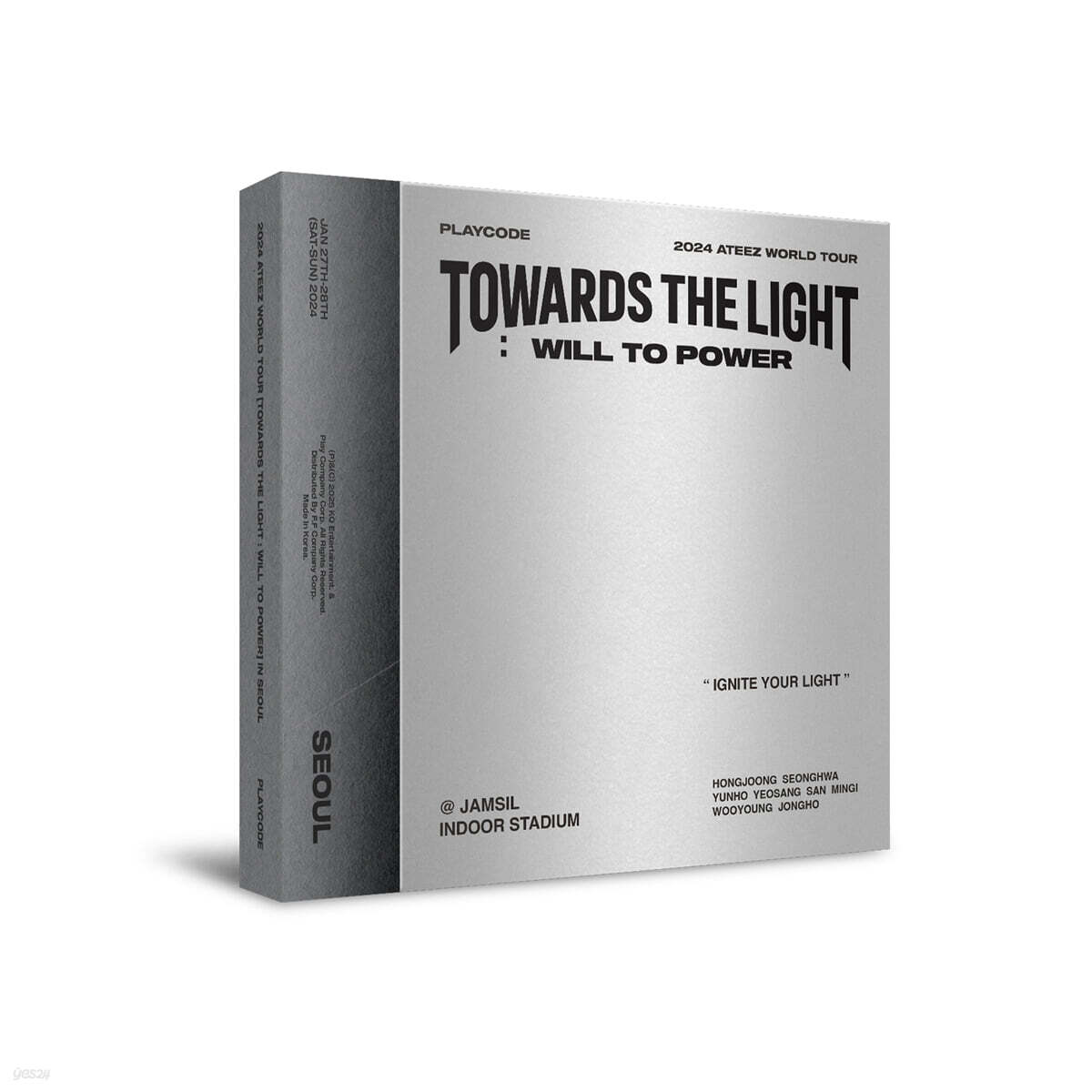ATEEZ- 2024 ATEEZ WORLD TOUR [TOWARDS THE LIGHT : WILL TO POWER] IN SEOUL [PLAYCODE]