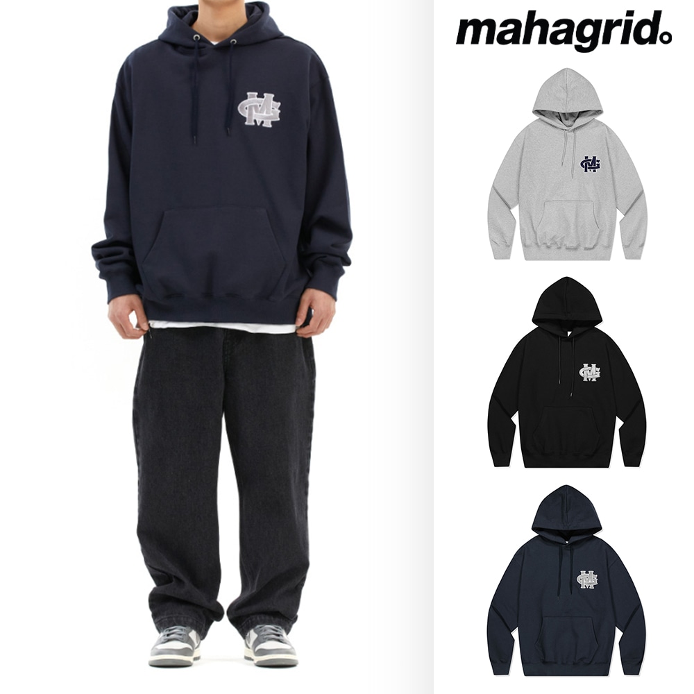 [mahagrid] CROSS LOGO HOODIE