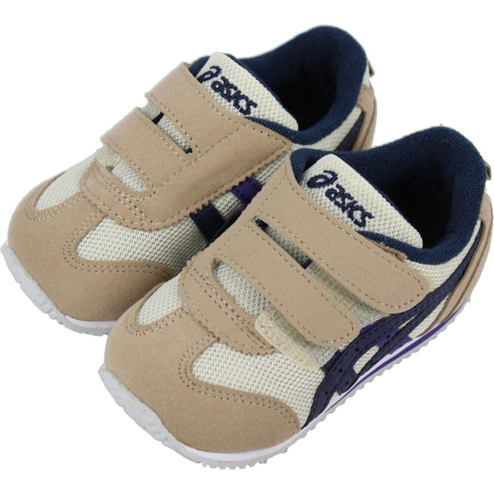 正規品 定番 子供 スニーカー アイダホ ベビー 4 ベージュ/ネイビー 1144A235-200