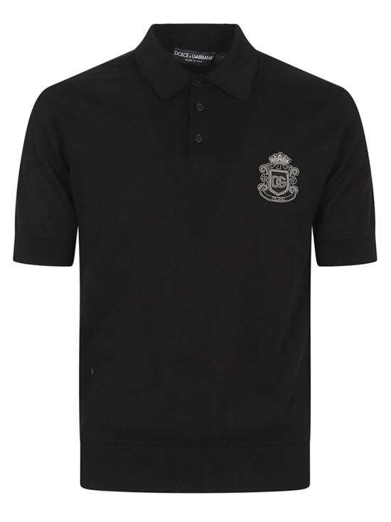 DOLCE & GABBANA Men Polo Shirts GXZ02ZJBCIUN0000 Black