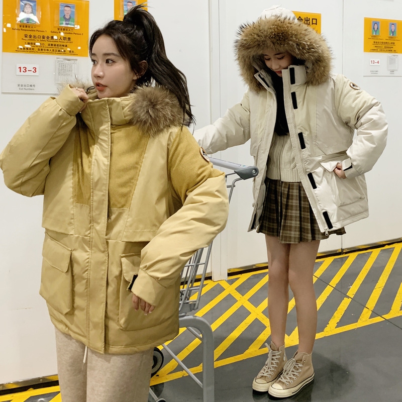 大人気 上品 中綿ジャケット レディース 中綿コート ダウンコート アウター カジュアル ゆったり 通勤通学 トレンド 20代 30代 40代 フード付き ファー付き 4,886円