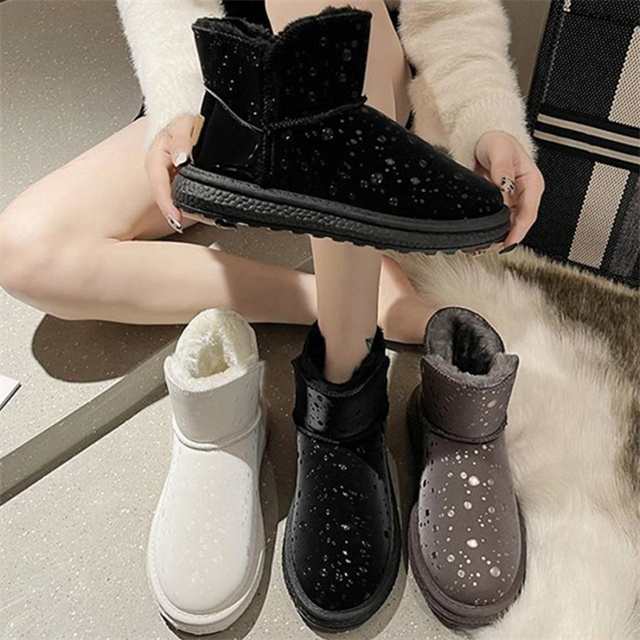 【激安開催】ムートンブーツ キルティング裏起毛ブーツ レディース 裏起毛 暖かい もこもこ 痛くない 防寒 冬新作