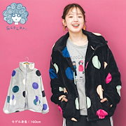 Qoo10] スカラー ScoLar スカラー 蝶柄切替ブルゾン : レディース服