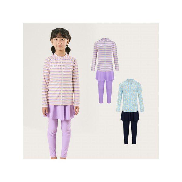 マーガレット子供レジャーラッシュガードセットA4BG1GS04択1