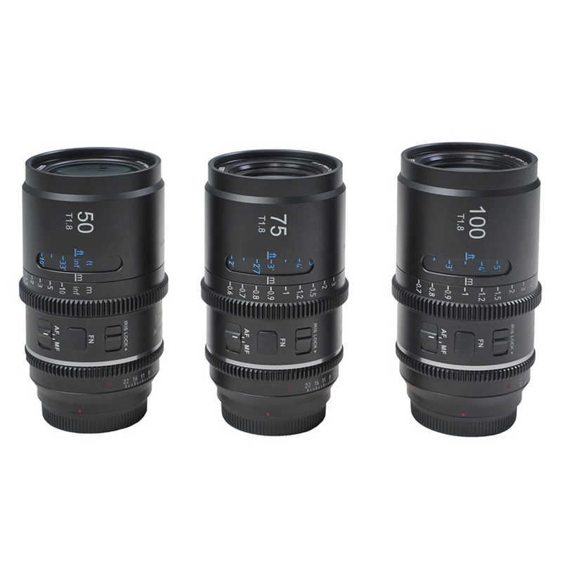 Astra オートフォーカス アナモルフィックシネレンズ Full Frame 3本セット(50/75/100mm) ナチュラルフレア ［ライカL / 単焦点レンズ］　AST-3S-LN-JP