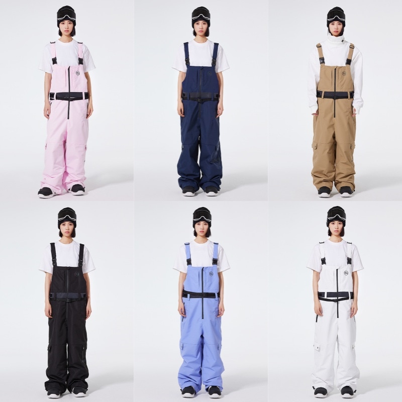 スノーボードウェア スキーパンツ スノーパンツ ビブパンツ スノーウェア スキーウェア 男女兼用 撥水防風 保温 雪遊び 暖かい 单品 8,169円