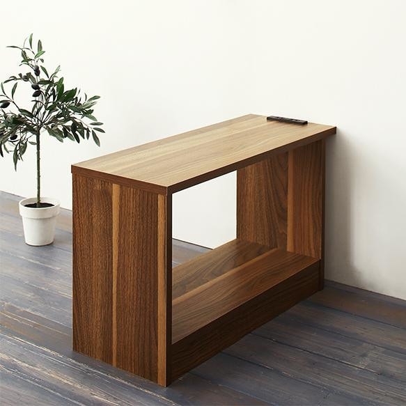 サイドテーブル シンプル 幅70cm ヴィンテージデザインコーナーソファELCROWシリーズ