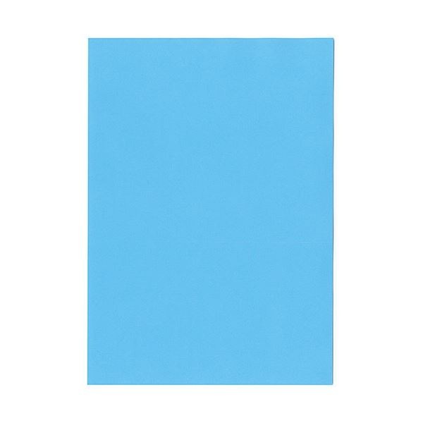 北越コーポレーション 紀州の色上質 A3 T目 超厚口 ブルー 1箱(400枚：100枚×4冊)