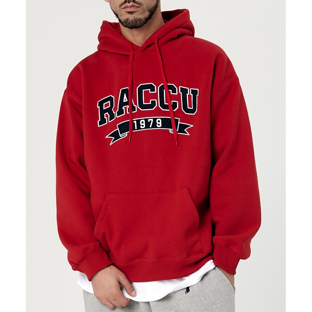 TAKEASYコーデュロイラクロゴオーバーフード（レッド）