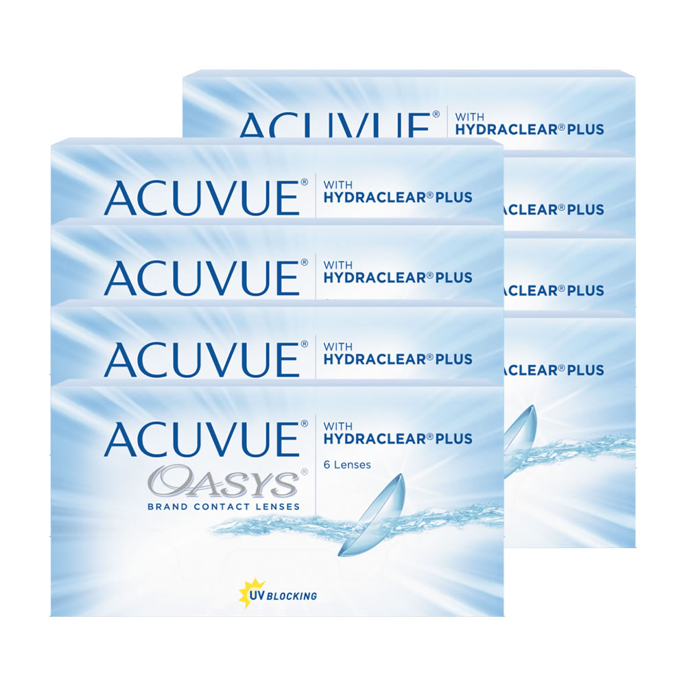 処方箋不要 アキュビューオアシス 2week 6枚 (8箱)