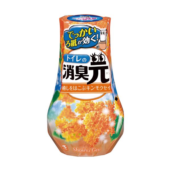 （まとめ）小林製薬 トイレの消臭元癒しをはこぶキンモクセイ 400ml 1セット（3個）(×5セット)