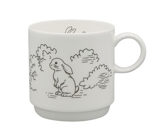 [Kittybunnypony] KBP×韓国陶磁器 グローブバニー マグカップ 韓国限定・コラボデザイン