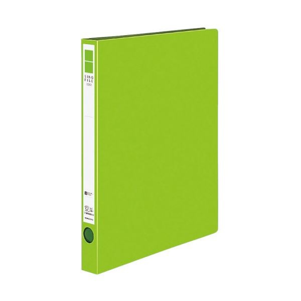 (まとめ) コクヨ リングファイル(ER・PP表紙)A4タテ 2穴 170枚収容 背幅29mm 黄緑 フ-UR420NYG 1冊 (×30セット)