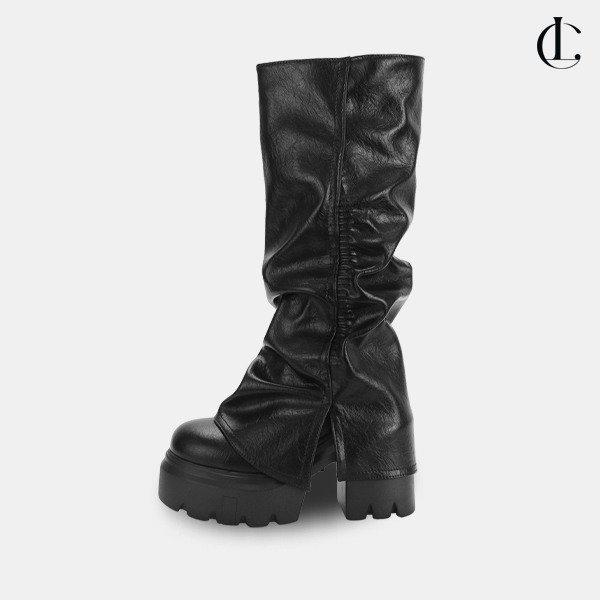 女性ロングブーツハイカットシューズレザーブーツLSS649