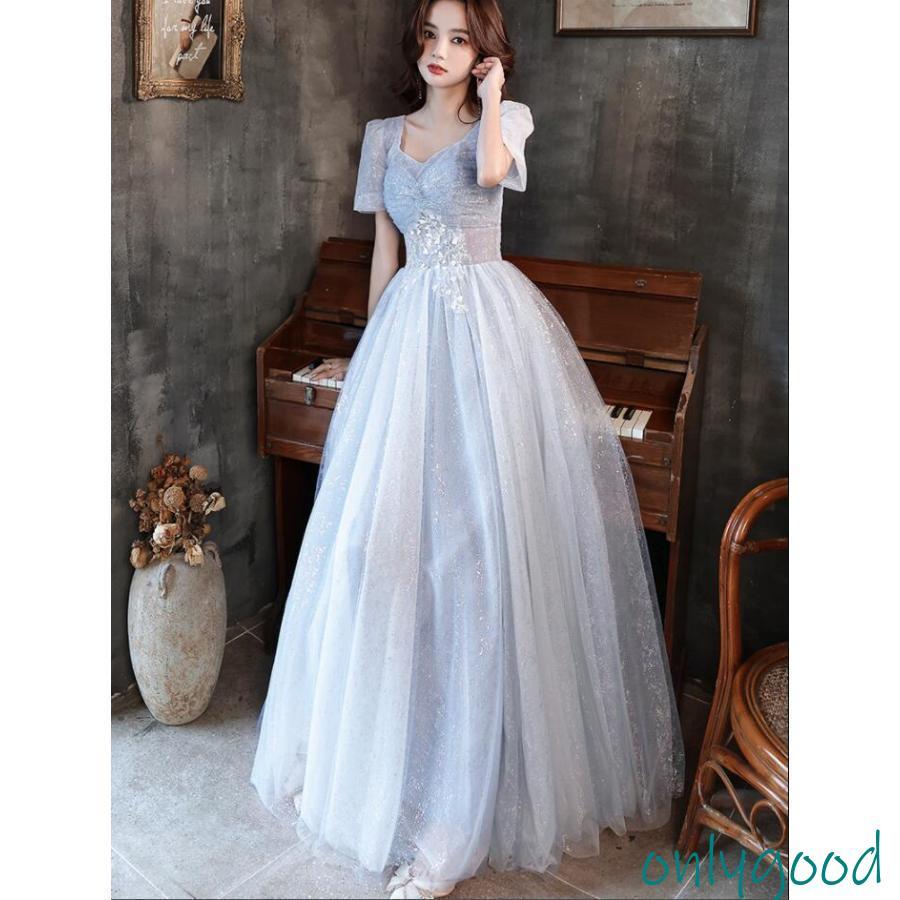 【HLC】ロングドレス 演奏会用 パーティードレス 結婚式 ドレス ステージドレス 大人 ピアノ 発表会 コーラス 合唱衣装 マキシ丈 20代30代40代 大きいサイズ 成人式