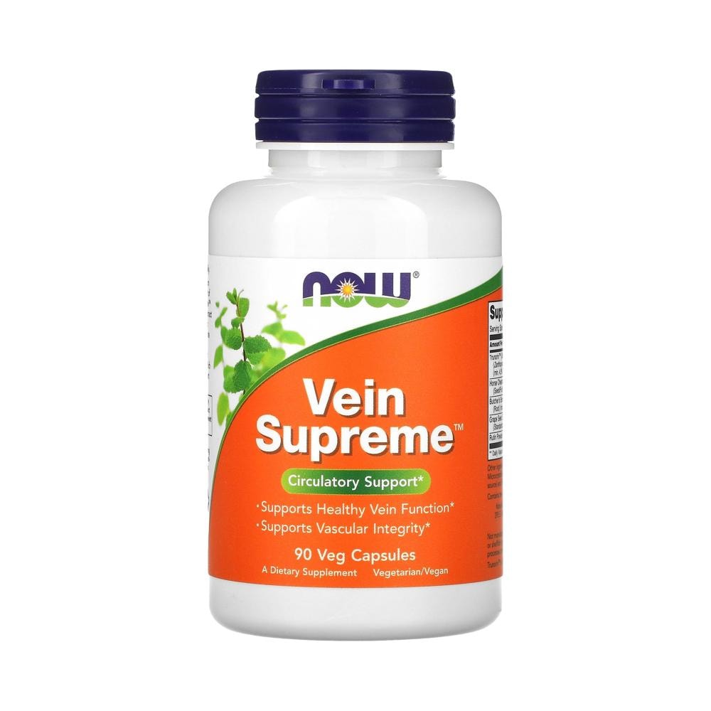 NOW Foods Vein Supreme 植物性カプセル 90粒