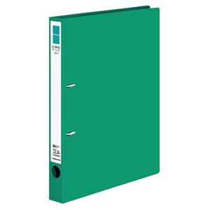 （まとめ） コクヨ Dリングファイル（ER） A4タテ 2穴 200枚収容 背幅34mm 緑 フ-UDR420NG 1冊 (×10セット)