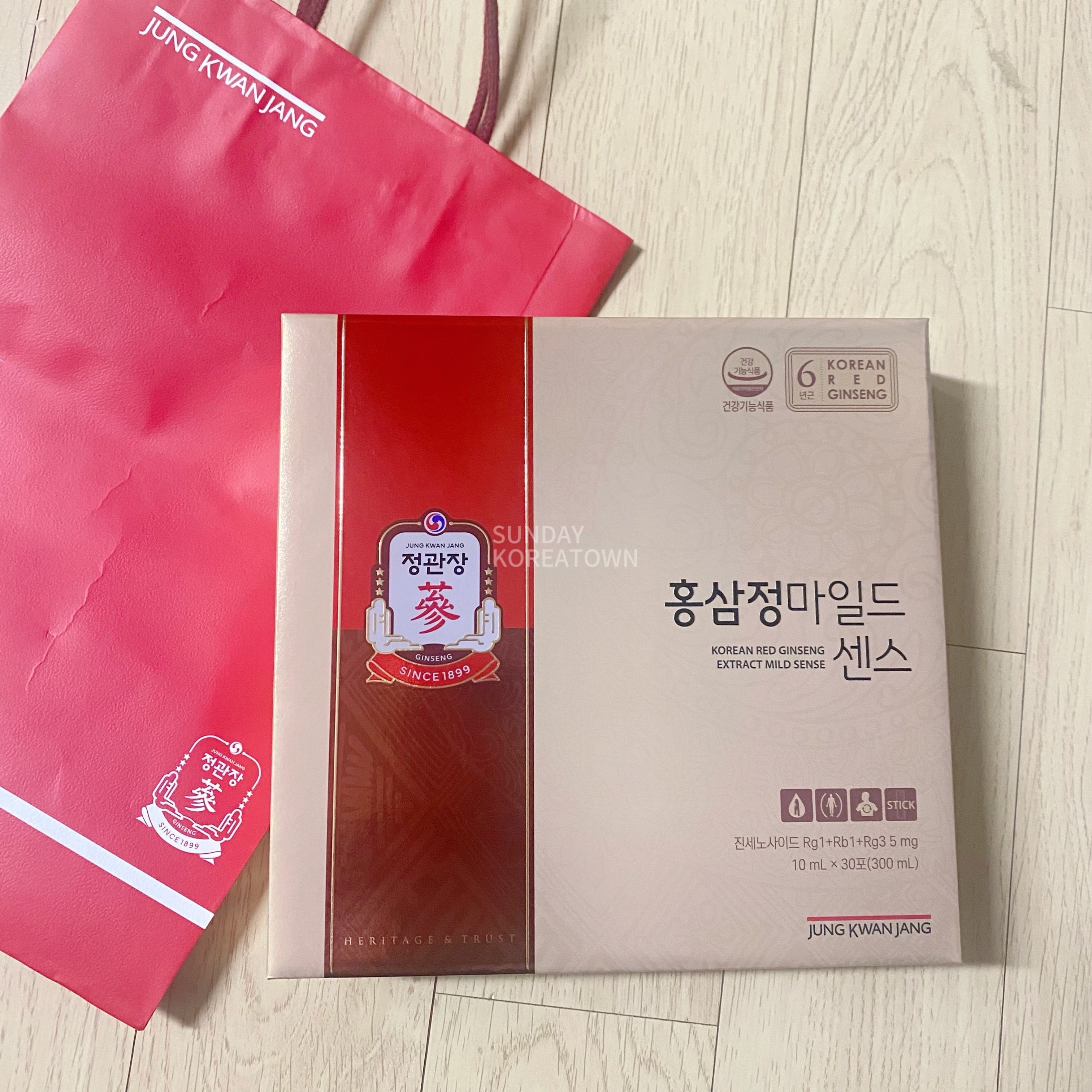 紅参精免疫力向上に良い紅蔘亭 マイルドセンス 10ml＊30包 6,028円