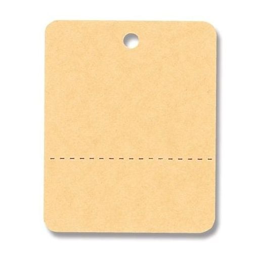 （まとめ買い）シモジマ HEIKO 提札 No.523 糸無し オレンジ 500枚 縦40x横32mm 店舗用品 007152301 [x3セット]