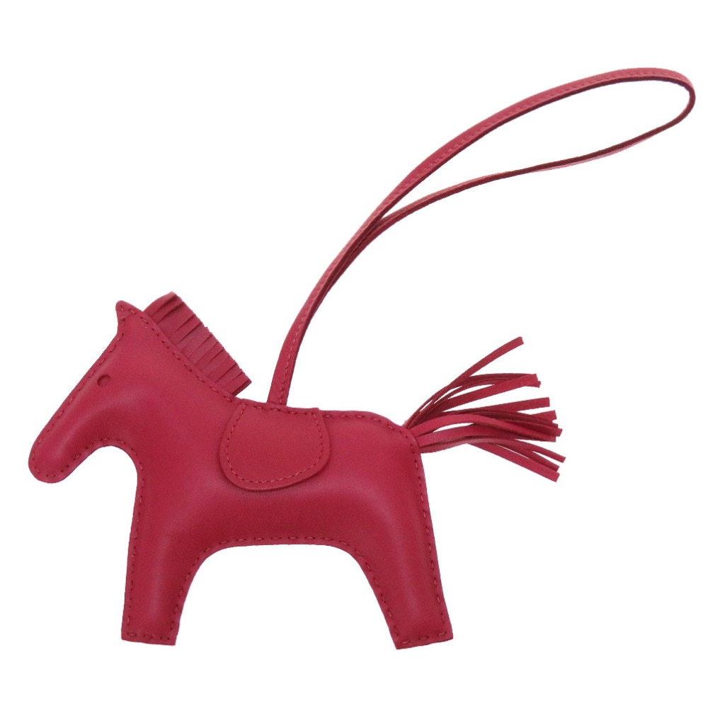 新品同様 バッグチャーム ロデオMM キーホルダー レザー/アニューミロ ルビー Y刻印 0078【中古】 ユニセックス