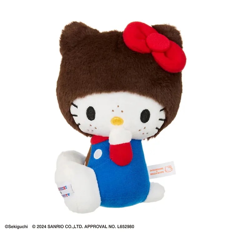 モンチッチ×ハローキティ Sサイズ ぬいぐるみ サンリオコラボ マスコット 人形 かわいい 限定グッズ