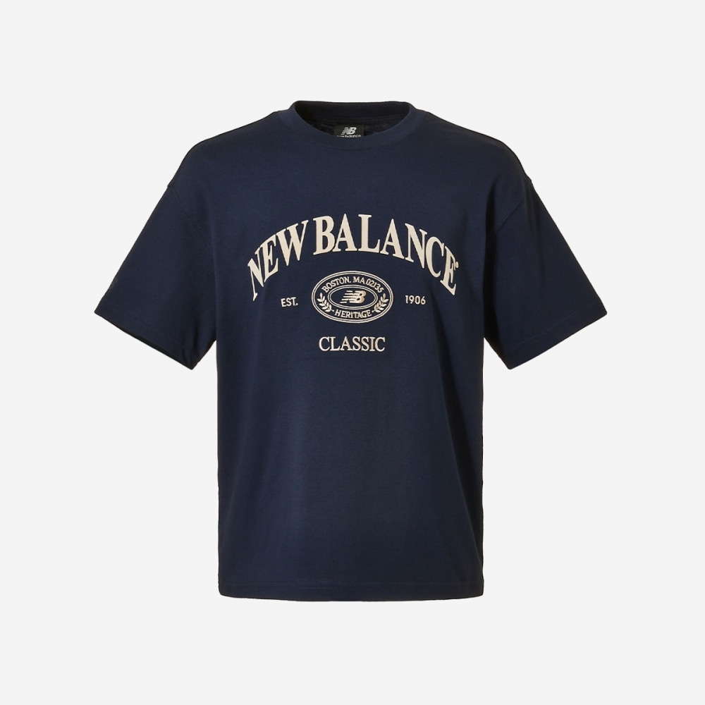 ニューバランス ユニヘリテージ 半袖Tシャツ NBNEFB1463-(59)ネイビー