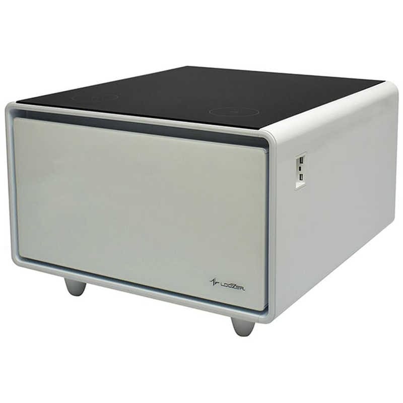 ロイヤル　スマートテーブル SMART TABLE LOOZER ルーザー WHITE 冷蔵庫付テーブル 1ドア 65L　STB65 WHITE（標準設置無料）