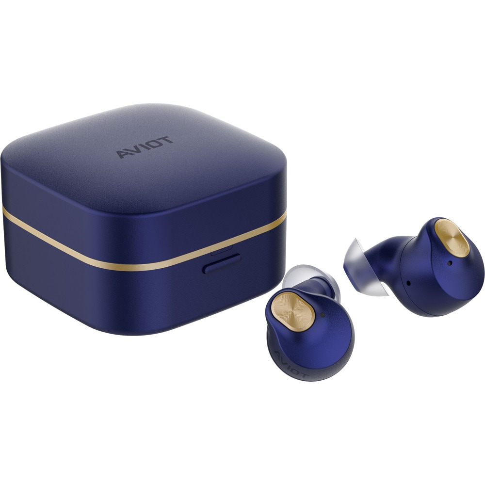 AVIOT TE-Q3R-BL ノイズキャンセリング機能搭載　完全ワイヤレスBluetoothイヤホン（ラピスブルー） TEQ3RBL