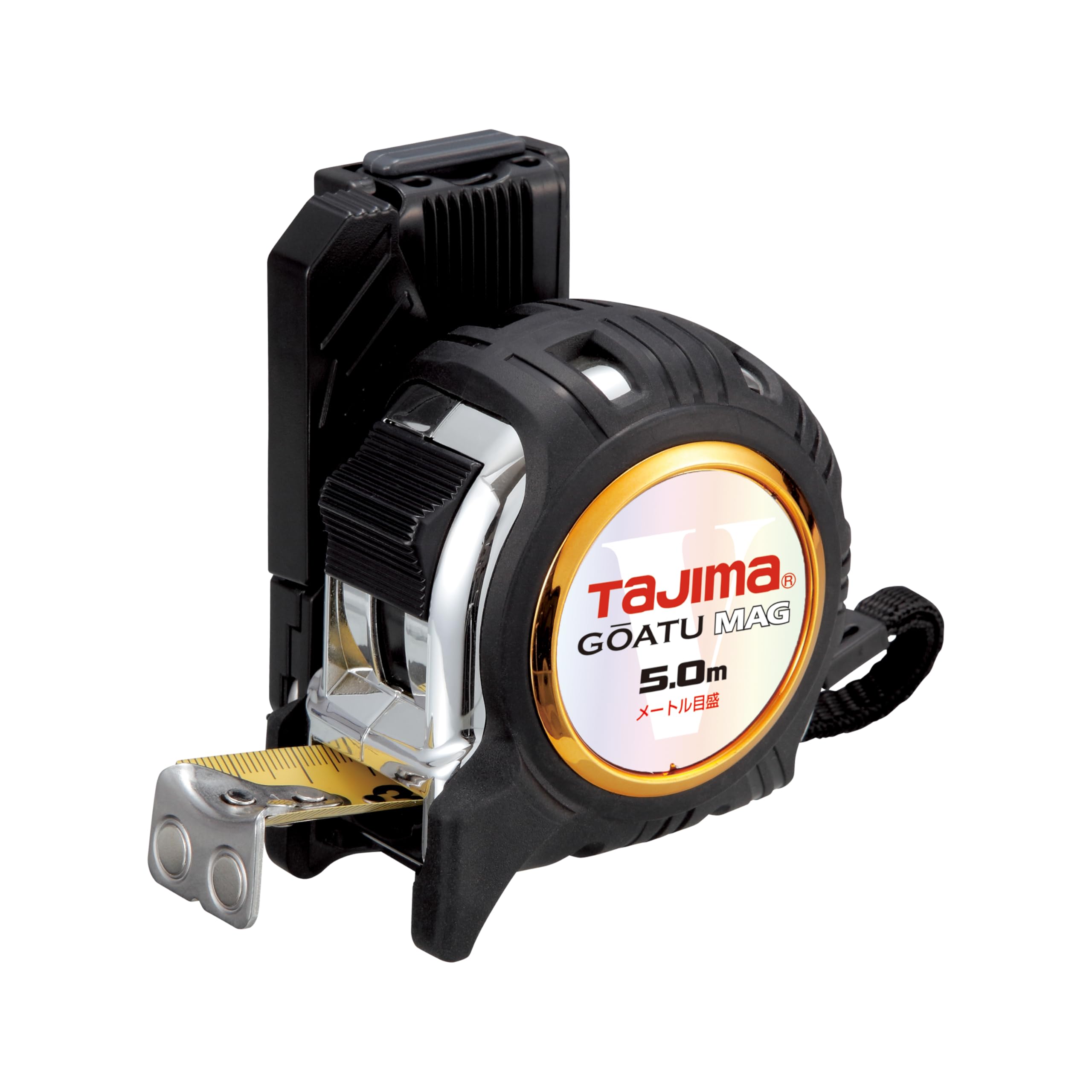 タジマ セフシステム コンベックス 剛厚G25mm幅5.0m左セフマグ GASFGLM2550L 左装着 左手用 折れ曲がりに強く耐久性ある剛厚テープ 鉄にガッチリ付くマグ爪採用 衝撃吸収力にアーマー 5,426円