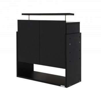 コレクションラック ワイド専用上置き ハイタイプ 奥行29cm用 CR-T8329UH　BK/ブラック