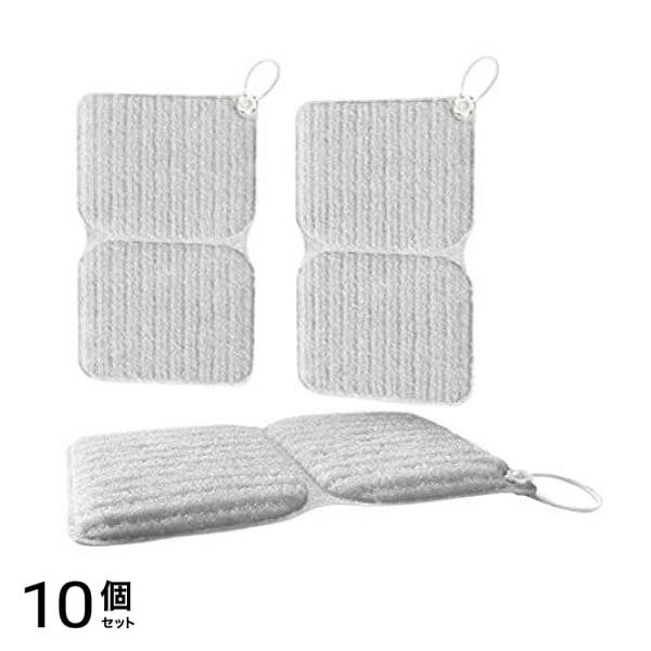 サンコー びっくりフレッシュ 抗菌糸で作ったバスピカピカ 3個入 (BA-82) 10個セット