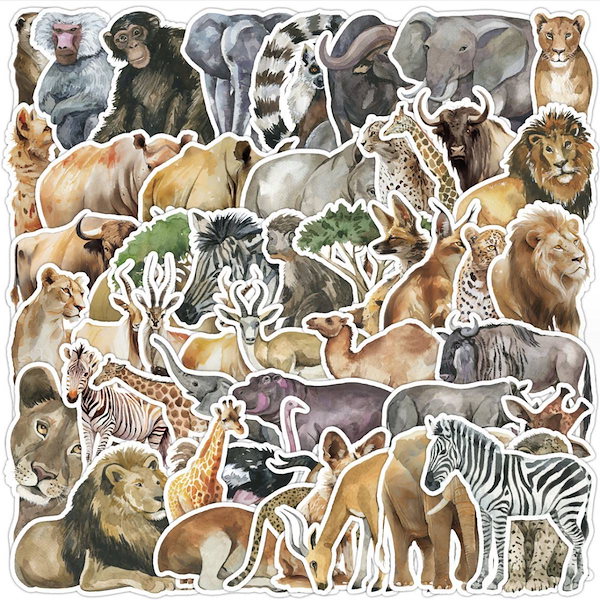 Qoo10] 動物大集合 野生動物 人気動物 動物園