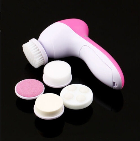 5 in 1 Multifunction Electric Smoothing 品揃え豊富で Body Face Brush Facial Cleansing Spa Care massag Beauty ショップ Skin