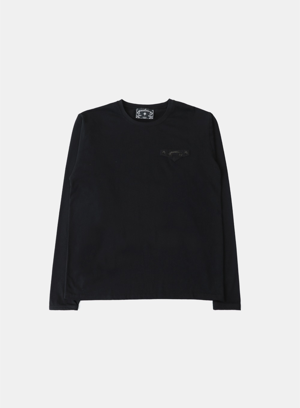 【BADBLOOD】 25FW VIPER LOGO POCKET LONG SLEEVE : BLACK