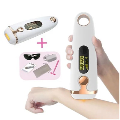 IPL光脱毛器 家庭用レーザー 永久脱毛 光美容器 美肌機能付き 99万発 5段階調整可能