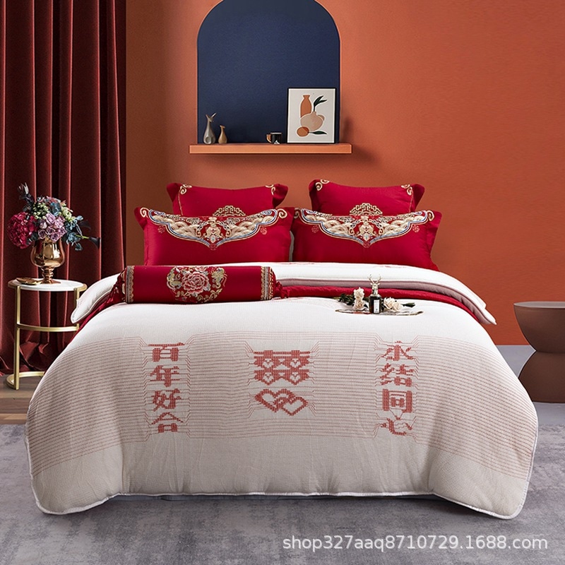 100％xinjiang Long Velvet Cotton Wedding Quilt Core Core Spring And Autumn Quilted Winter Dowry Weddi
