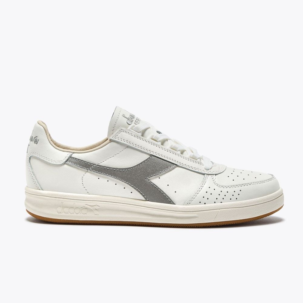 B.ELITE 84 ホワイト シルバー ユニセックス スニーカー HERITAGEコレクション d201181586c6103