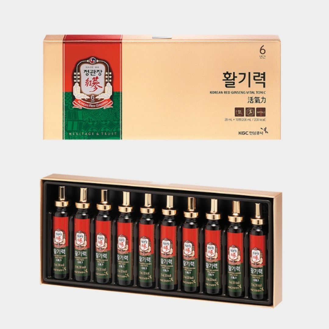 韓国紅参アンプル 健康活力飲料 20mlx10本/16本/高麗人参/紅参