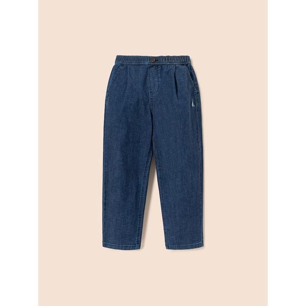 [BEANPOLE KIDS] ナチュラルバギーフィットデニムパンツ ブルー(BI5221U01P)