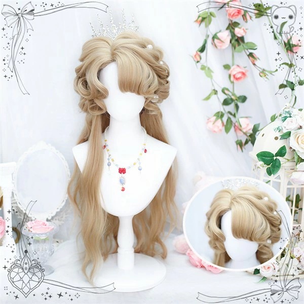 ウィッグ レディース フルウィッグ ロング 巻き髪 前髪あり 可愛い かわいい 大人用 コスプレ ロリータ ゴスロリ コスチューム 原宿風 仮装 超自然 かつら wig Lolita 小顔 文化祭 イ