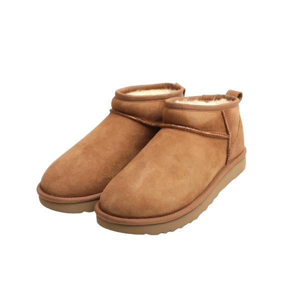アグ UGG Classic Ultra Mini クラシックウルトラミニ ムートンブーツ 1116109-CHESTNUT-8 レディース chestnut 25.0cm