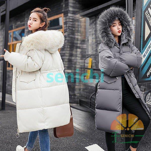 中綿ダウンコート レディース 40代 ロング丈 軽い 冬服 厚手 アウター 中綿コート 中綿ジャケット ダウン風コート フード付き 暖かい 大きいサイズ 着痩せ 防寒