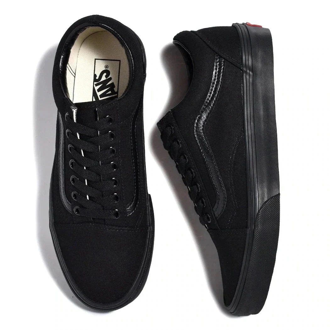 VANS OLD SKOOL "BLACK BLACK" バンズ オールドスクール スニーカー ( ヴァンズ 黒 ブラック オースク メンズ レディース ウィメンズ 国内正規品 VN000D3HBKA