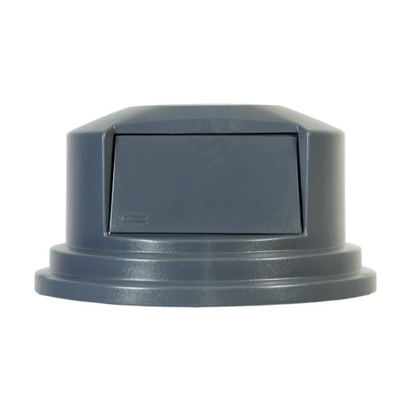 ラバーメイド ラウンドブルートコンテナ用フタ ドーム型 208.2L用 グレイ 1個 [本体別売]