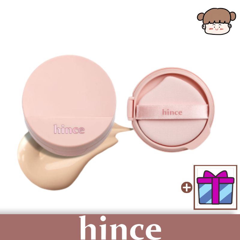 【血色トーンアップ×高カバー】hince カバー マスター ピンク クッション 本品＆リフィル SET 11g/5色展開/SPF40 PA++ くすみ補正 高カバー クッション 密着 クッション