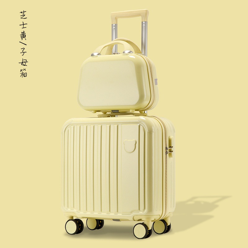 インチ搭乗ケースベア16漫画の小さなスーツケーストロリーケースチルドレンズパスワードトラベルボックスミュートユニバーサルホイール