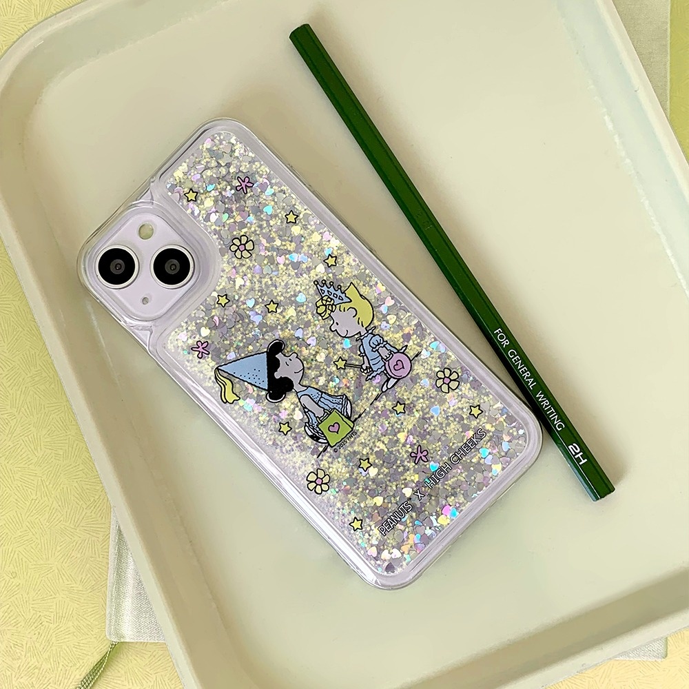 HIGH CHEEKS Friendship Glitter iPhone ケース