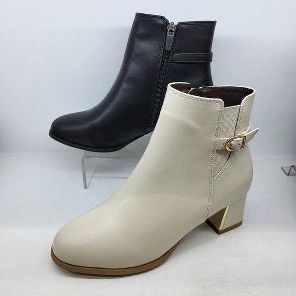 【幸福デパート】女性5cm軽量で履きやすい基本ブーツ