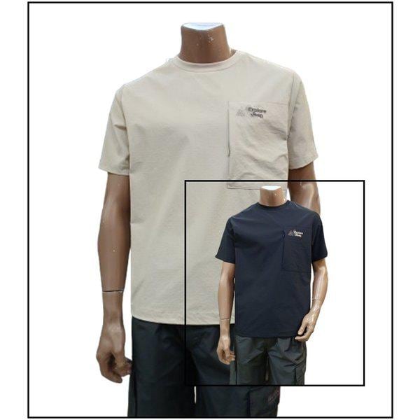 （共用）化繊パッチポケット ラウンド半袖Tシャツ JR2TSU140_BP_BP