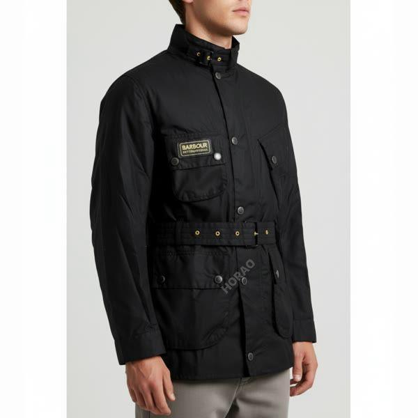 Reorder B.Intl Slim Wax Jacket - Black (MWX0958 BK91) (スリムワックスジャケット)